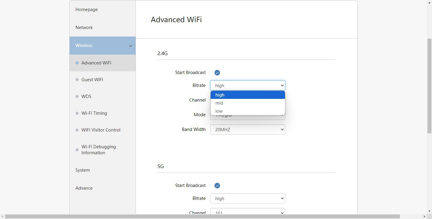 wifi5路由wifi高级设置2.4g速率选项界面(5g速率选项一样).jpg